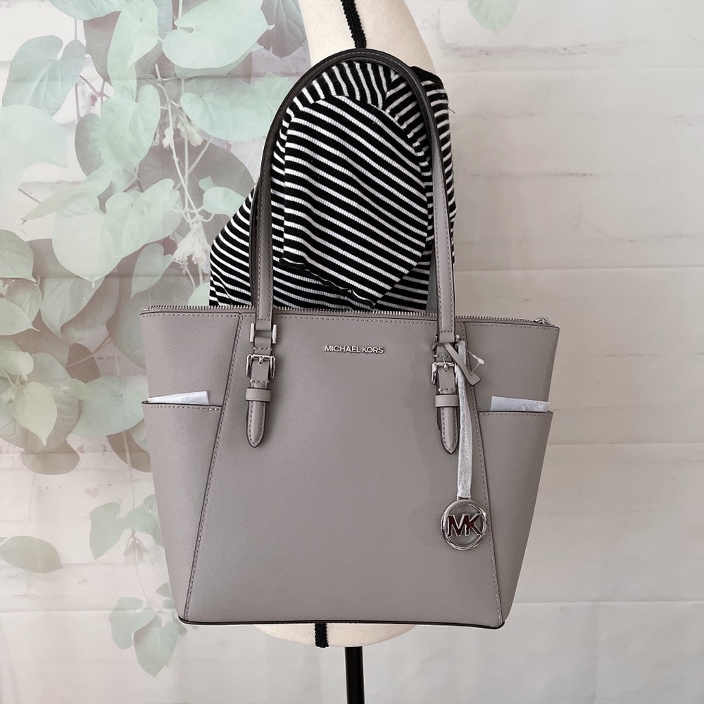 Michael Kors Charlotte Large Top Zip Tote Set - Picture 8 of 15